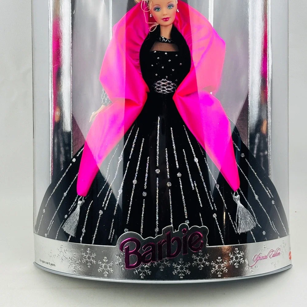 Happy Holidays‎ Barbie Doll 1998 Special Edition Mattel 20200 Black Gown Vintage
